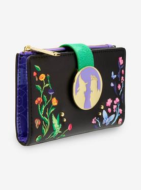 Loungefly Wicked Silhouette Floral Gem Wallet, , hi-res